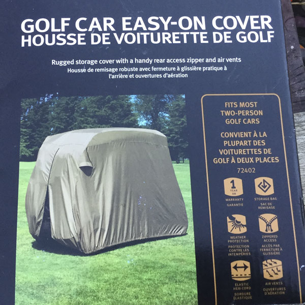 CART COVER FOR 2 & 4 SEATER