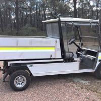 CLUB CAR CARRYALL 6 LIFTED SUSPENSION HIGH SIDED TRAY