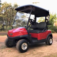 Club Car Tempo with SS Mags Red